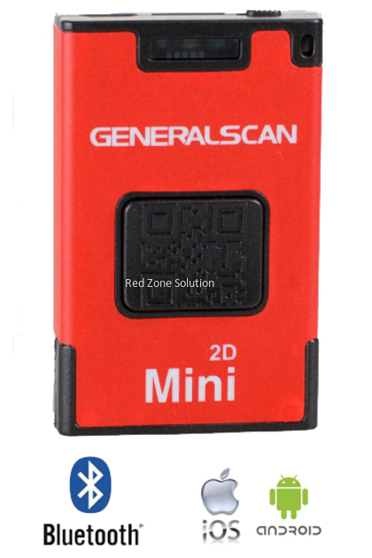 GeneralScan GS-M500BT 2D Mobile Bluetooth Barcode Scanner -Support Android & iOS