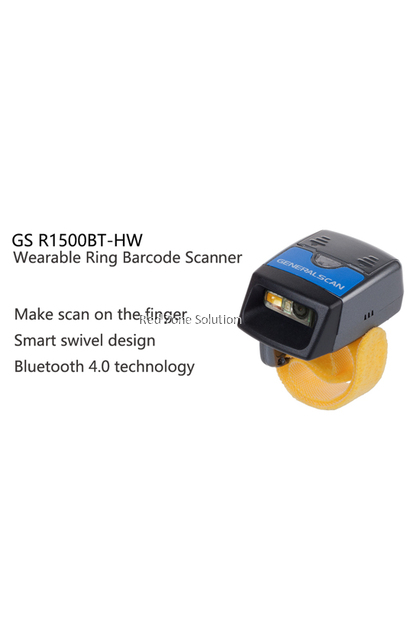 GeneralScan GS R1500BT-HW Bluetooth Ring Barcode Scanner