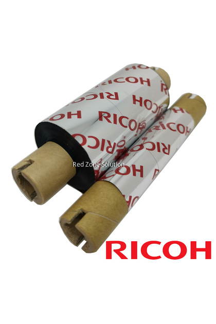 Ricoh Resin Waterproof Thermal Transfer Barcode Ribbon - 68x100M